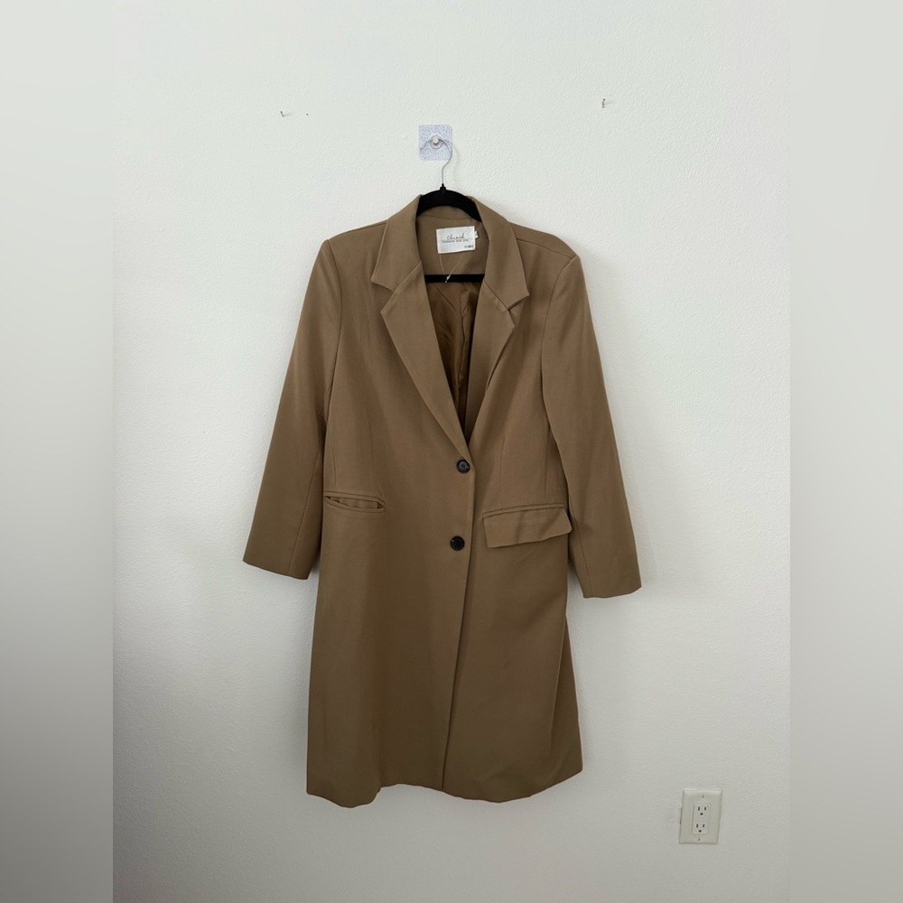 Chicwish Long Blazer Coat Small